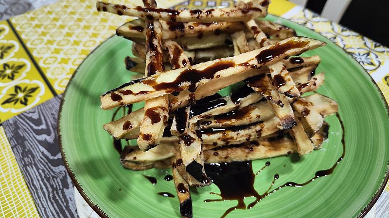 Receta de berenjena con miel de caa con un toque andaluz