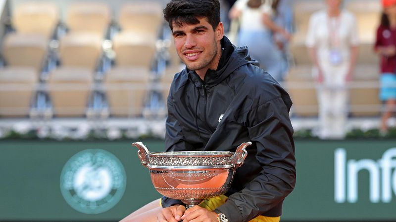 Roland Garros 2024: Carlos Alcaraz, el más joven en ganar Grand Slams en tres superficies distintas