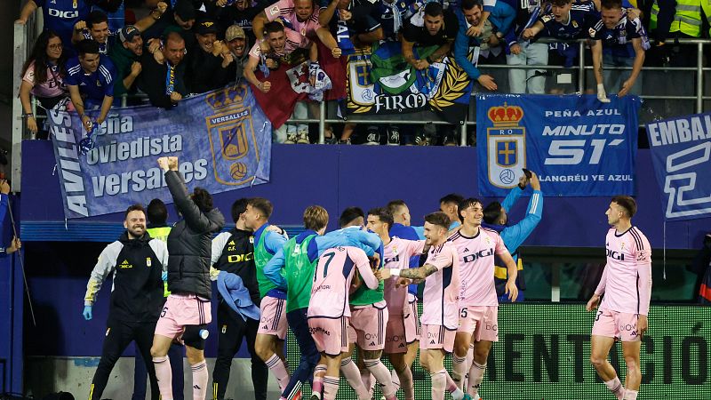 El Oviedo asalta Ipurúa y jugará la final del playoff de ascenso a Primera