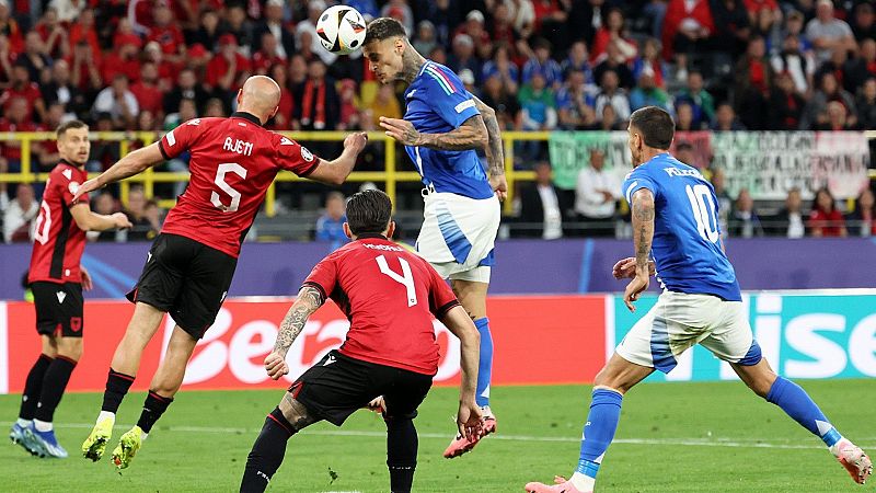 Italia - Albania: Hora y dónde ver hoy en TV gratis el partido del Grupo B de la Eurocopa 2024