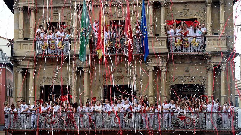 El grupo de danza Duguna de Pamplona lanzar el chupinazo de San Fermn 2024