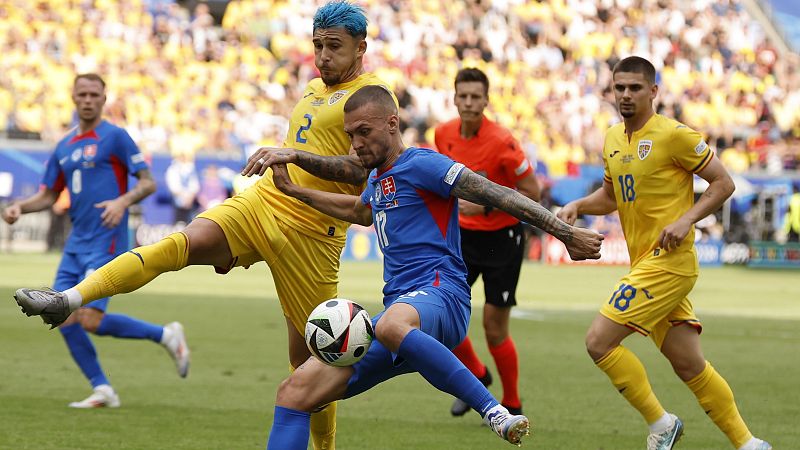 Eslovaquia - Rumanía, en directo el partido del Grupo E en la Eurocopa 2024