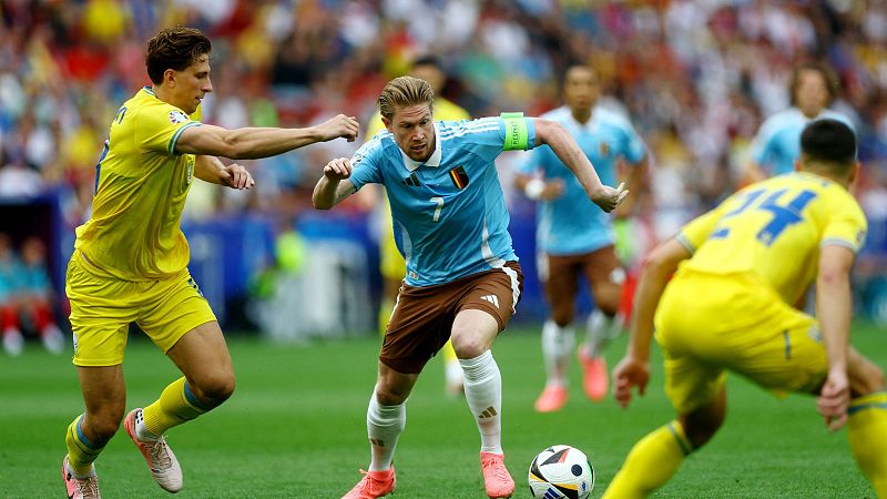 Ucrania - Bélgica, en directo el partido del Grupo E en la Eurocopa 2024