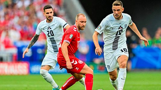 Eslovenia - Dinamarca: hora y dnde ver en TV gratis el partido de Eurocopa 2024