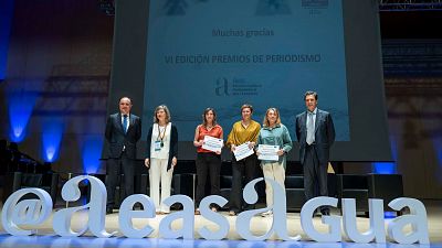 Luisa Prez y Javier Monterde, de RNE, Premio de Periodismo de la AEAS