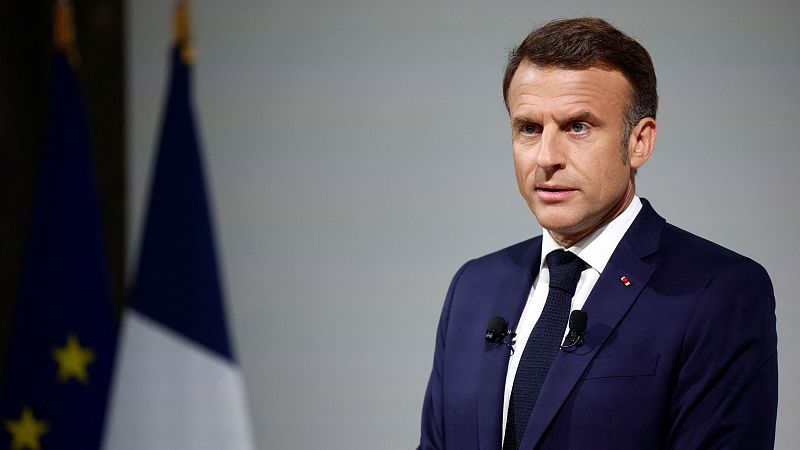 Macron denuncia "alianzas antinaturales" en ambos extremos ante las próximas legislativas