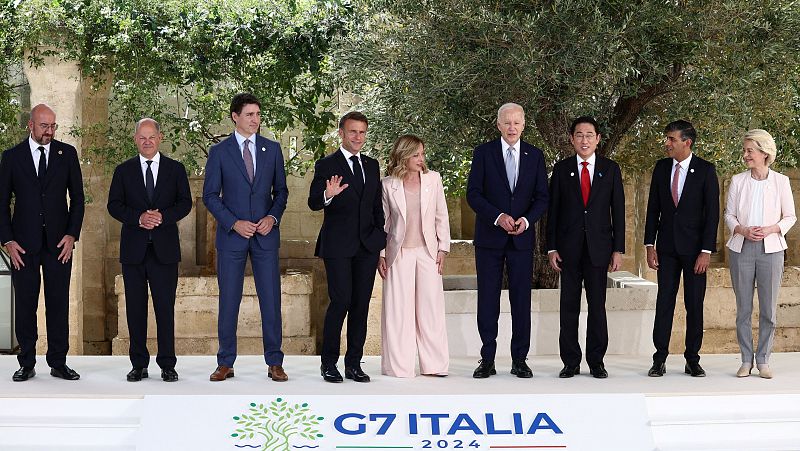 El G7 acuerda enviar 46.000 millones de euros a Ucrania de los intereses de los fondos rusos congelados