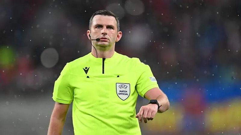 El inglés Michael Oliver dirigirá el debut de España en la Eurocopa contra Croacia