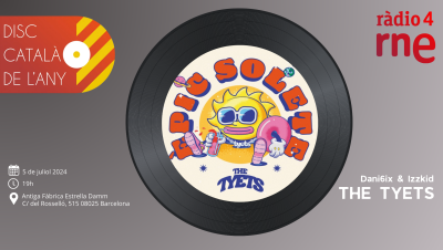 Aconsegueix la teva entrada per la festa del lliurament del Disc Català de l'Any amb The Tyets