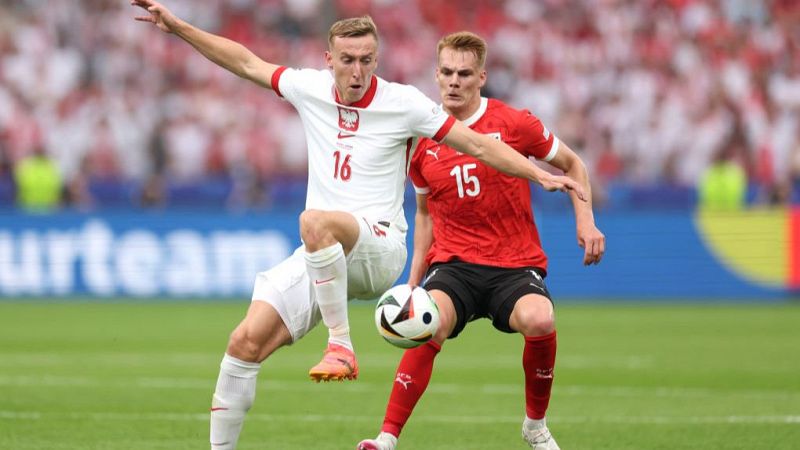 Polonia - Austria: Hora y dónde ver en TV gratis el partido del Grupo D de la Eurocopa 2024