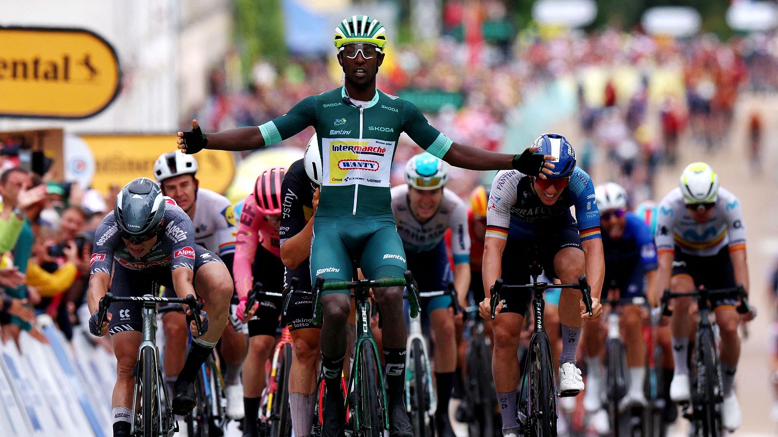 Biniam Girmay gana al sprint la octava etapa del Tour de Francia - Tour de Francia | Ver