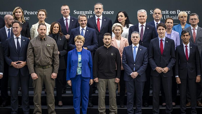 Los líderes mundiales coinciden en que la guerra no se puede prolongar indefinidamente en la cumbre de Suiza