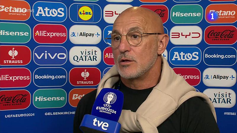 De la Fuente: "El equipo que más me ha gustado en esta Eurocopa es España"