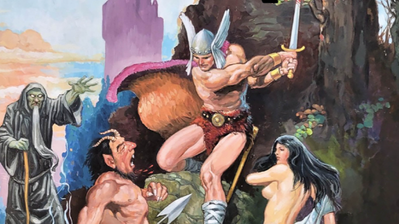 Voltar, el bárbaro de Alfredo Alcalá que se anticipó a Conan en los cómics
