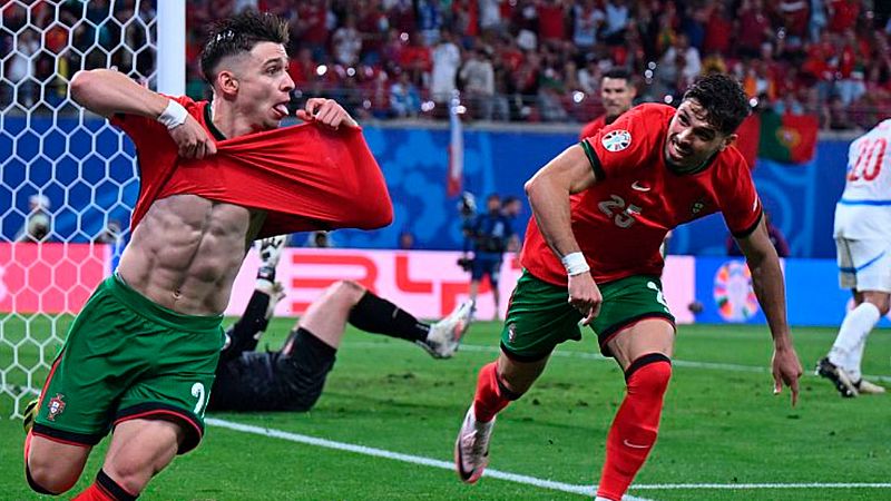 Eurocopa 2024: Portugal-República Checa, lo más visto del martes con casi 3,4 millones y 26,7% de cuota en La 1