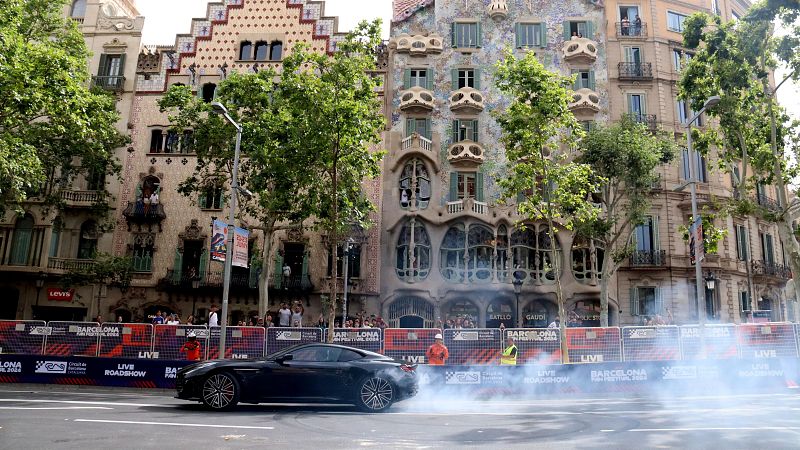 El centre de Barcelona es transforma en un circuit de Fórmula 1