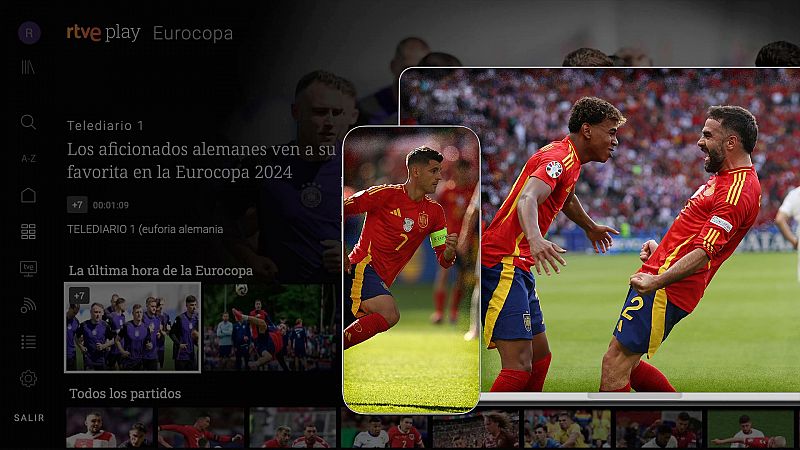 Vive toda la Eurocopa 2024 en RTVE Play desde cualquier dispositivo