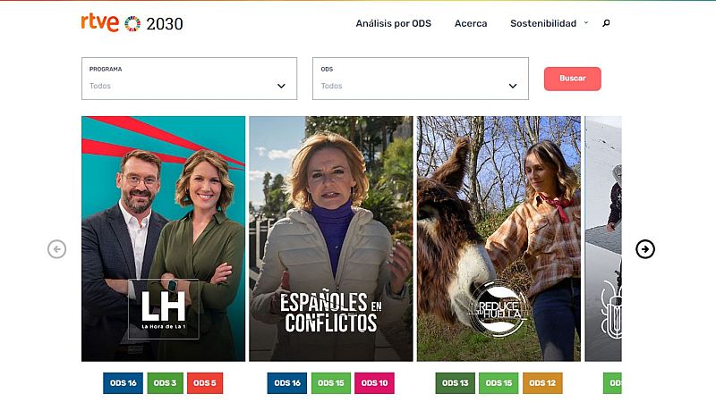 TVE dedica más de la mitad de su tiempo a asuntos de la Agenda 2030, según un estudio de 18.000 horas de programas