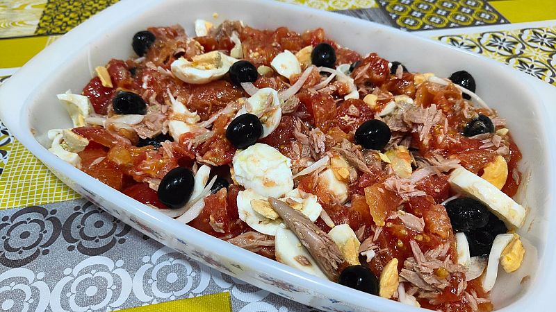 Receta de ensalada murciana, fcil y en tan solo unos minutos