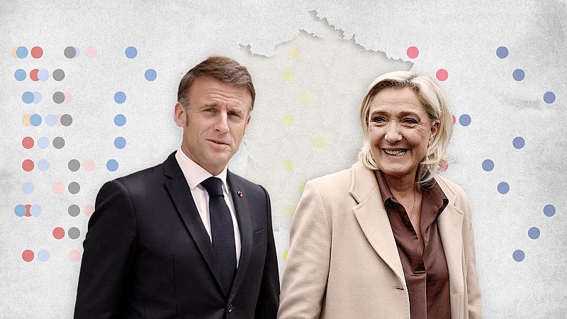 As van las encuestas en Francia: Agrupacin Nacional ganara con holgura y la coalicin de Macron sera tercera fuerza