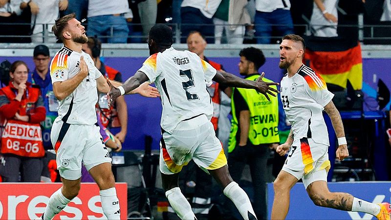 La 1 lidera el domingo (11,3%) con el Suiza-Alemania de la Eurocopa 2024 como lo más visto del día