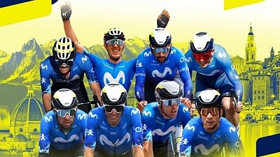 El equipo Movistar desvela el equipo con el disputar el Tour de Francia 2024