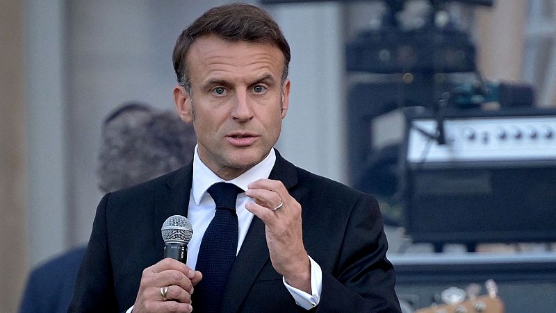 Macron alerta del riesgo de "guerra civil" en Francia si gobiernan los extremos