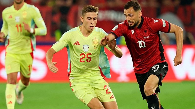 La 1 vuelve a liderar el día (17,8%) con la victoria de España ante Albania en la Eurocopa, lo más visto del lunes