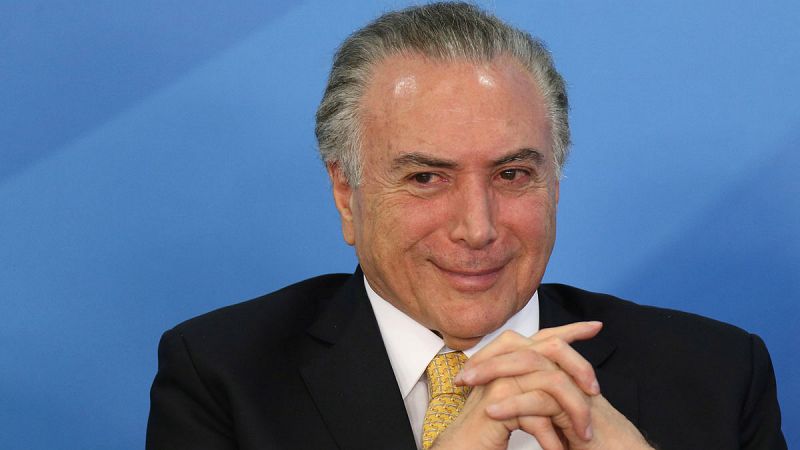 La Fiscalía brasileña denuncia a Temer por obstrucción a la Justicia y asociación ilícita