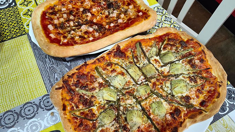 Receta de pizza variada en tan solo unos minutos y para toda la familia