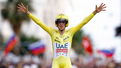 Pogacar 'vuela' en la crono para lograr su tercer Tour de Francia y su sexta victoria en esta edicin