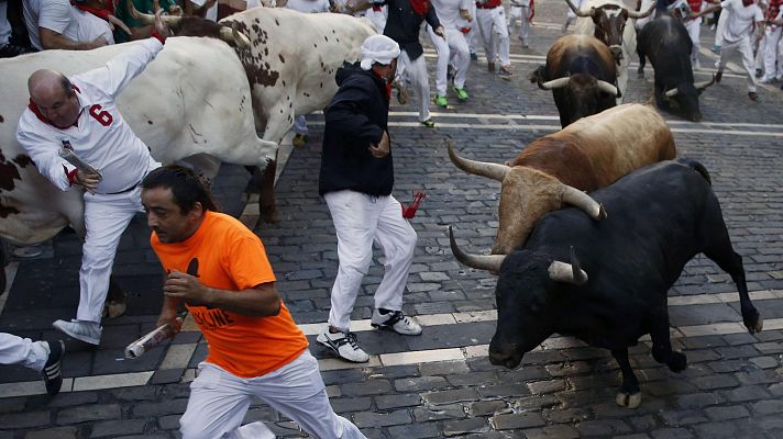 San Fermn 2024: los toros de la ganadera de Garcigrande participaron por ltima vez en Pamplona el 13 de julio de 2015