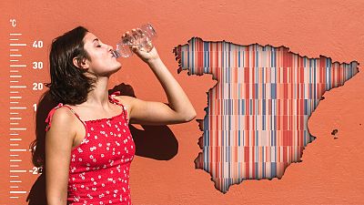 El mapa del calor en España