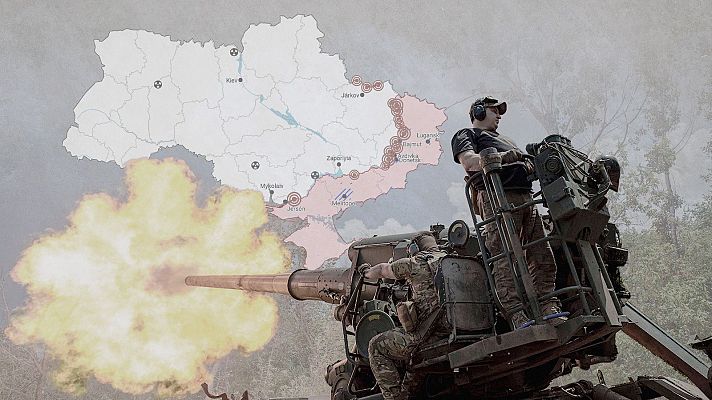 Los mapas de la semana 123 de la guerra en Ucrania