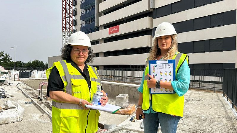 Sector de la construcción: mujeres a pie de obra
