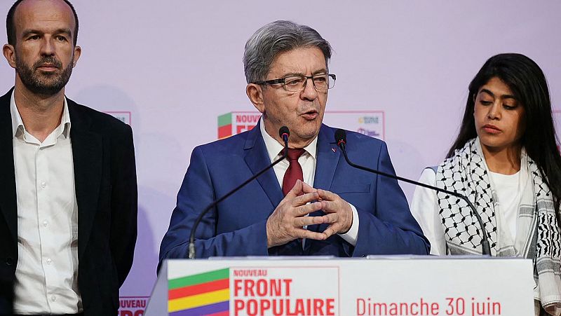 Mélenchon apuesta por retirar las candidaturas de izquierdas que queden en tercer puesto para frenar a la extrema derecha