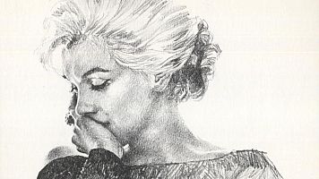 Ilustracin de Marilyn Monroe, de Pepe Gonzlez