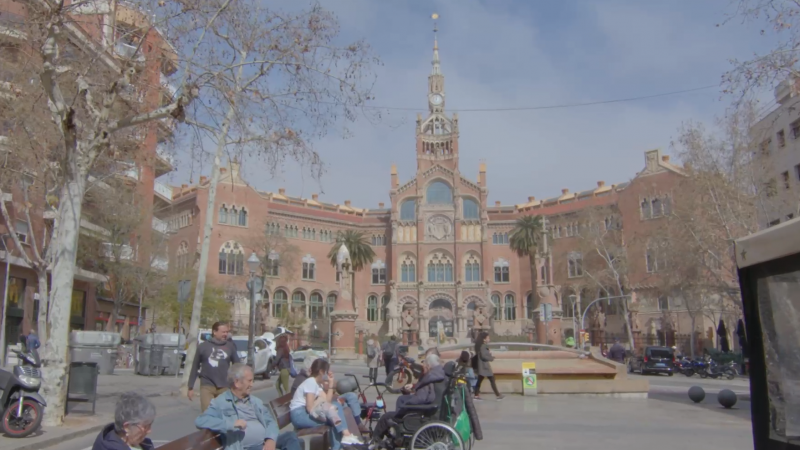 Hospital Sant Pau, un dels edificis modernistes ms bonics de Barcelona