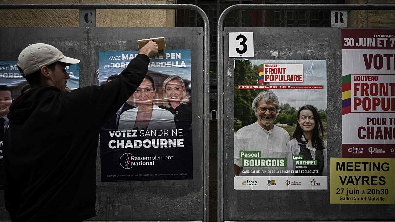 El frente popular de izquierdas y los macronistas retiran ms de 200 candidaturas para frenar a la ultraderecha en Francia
