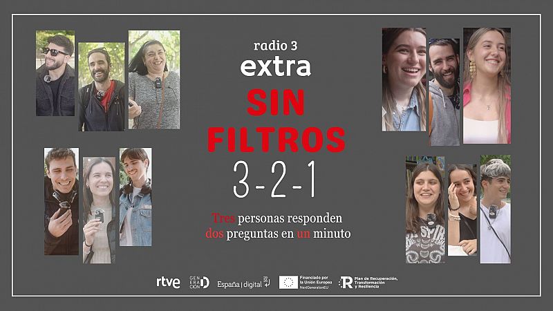 Radio 3 Extra estrena 'Sin Filtros 3, 2 ,1!', una reflexión sobre la era de la inmediatez