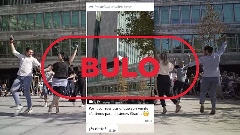 Este mensaje que pide enviar por WhatsApp un vdeo de jotas para donar contra el cncer es un bulo