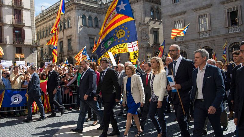 Puigdemont, al Gobierno: "Que no subestimen la fuerza del pueblo de Cataluña"