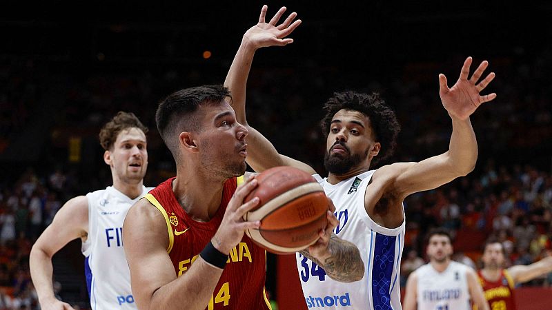 Finlandia - Espaa: partido completo de la semifinal del Preolmpico de baloncesto 2024