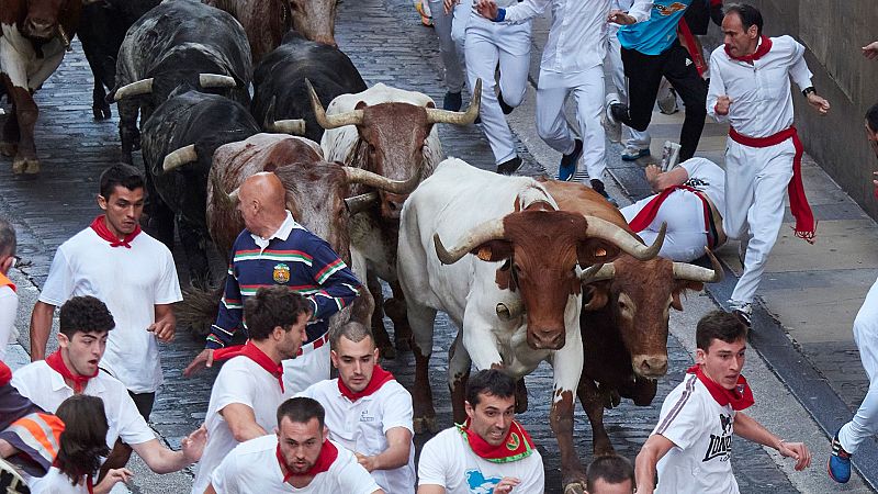 Hora y dnde ver en TV gratis todos los encierros de San Fermn 2024