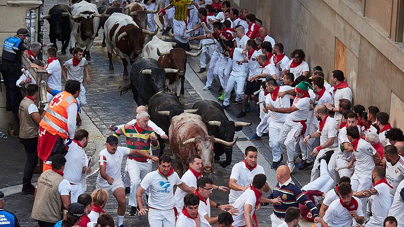 Hora, dnde ver hoy en TV y toros de la ganadera del Primer Encierro de San Fermn 2024
