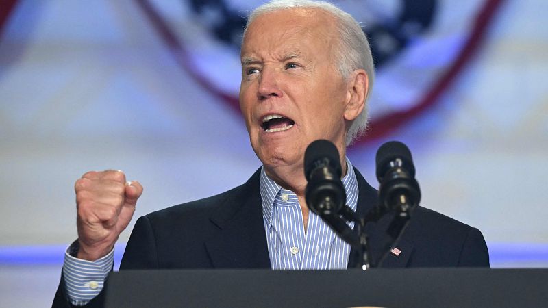 Biden solo renunciara a las elecciones si se lo pidiera "el Seor Todopoderoso"