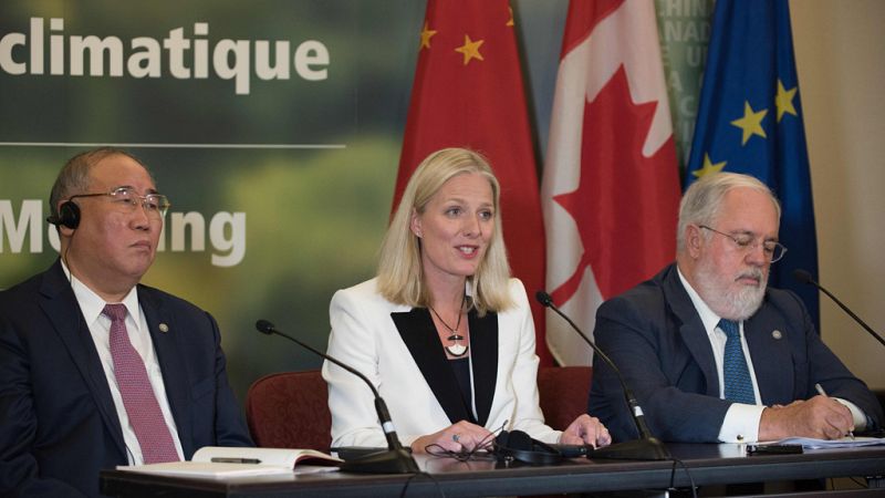 Canadá y China insisten en que el Acuerdo de París "no será renegociado"
