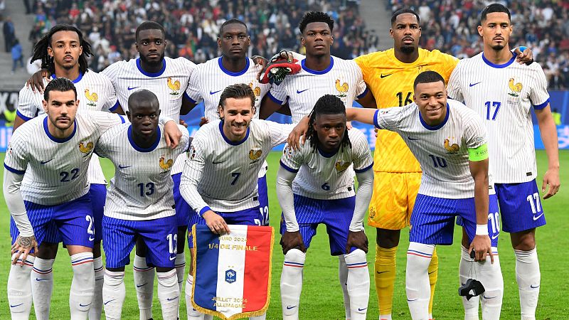 Eurocopa 2024: los 26 jugadores de Francia, rival de España en semifinales