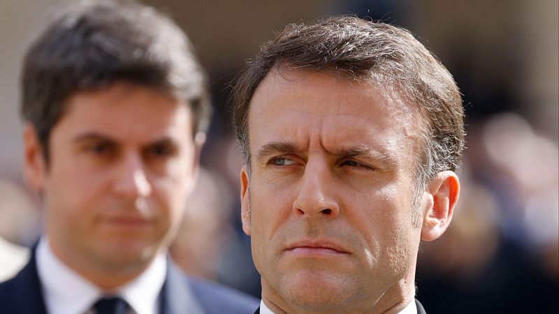 Macron rechaza la dimisión de Attal y le pide que permanezca "por el momento" para "garantizar la estabilidad del país"