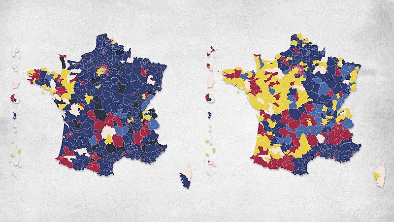 Consulta el mapa: as ha funcionado el cordn sanitario para evitar la victoria de la ultraderecha en Francia